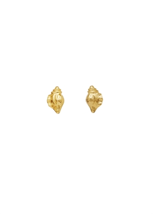 Sora earrings Forgyldt Maanesten 